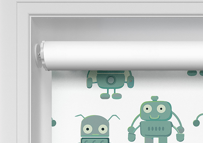 Robo Town, Emerald - Twist&Fit Roller Blind - Image 9